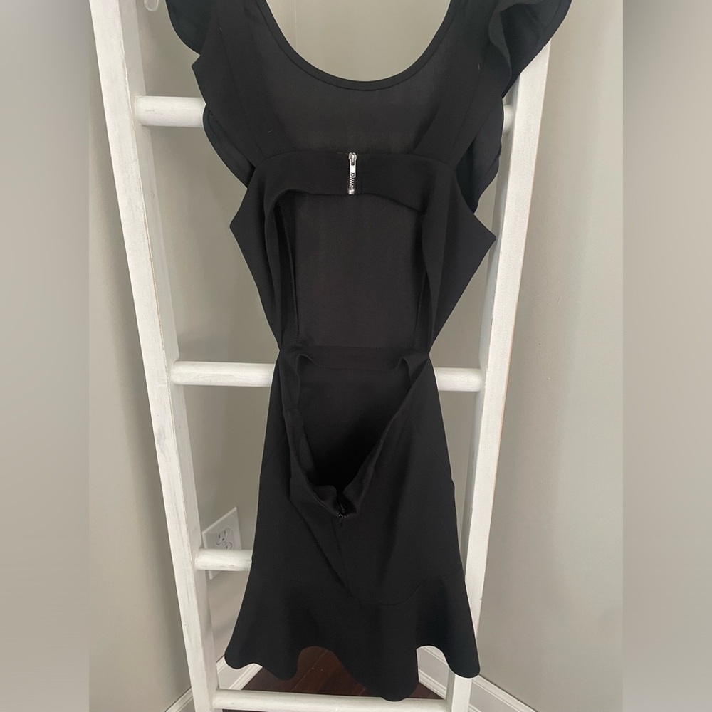 Black mini dress